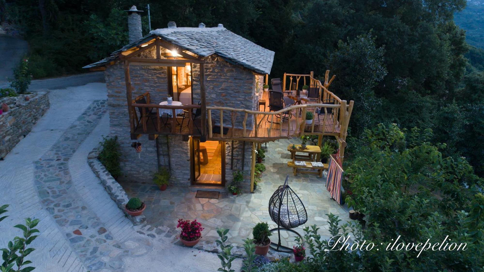 Aristoteli'S Stone House Makrirrákhi 外观 照片