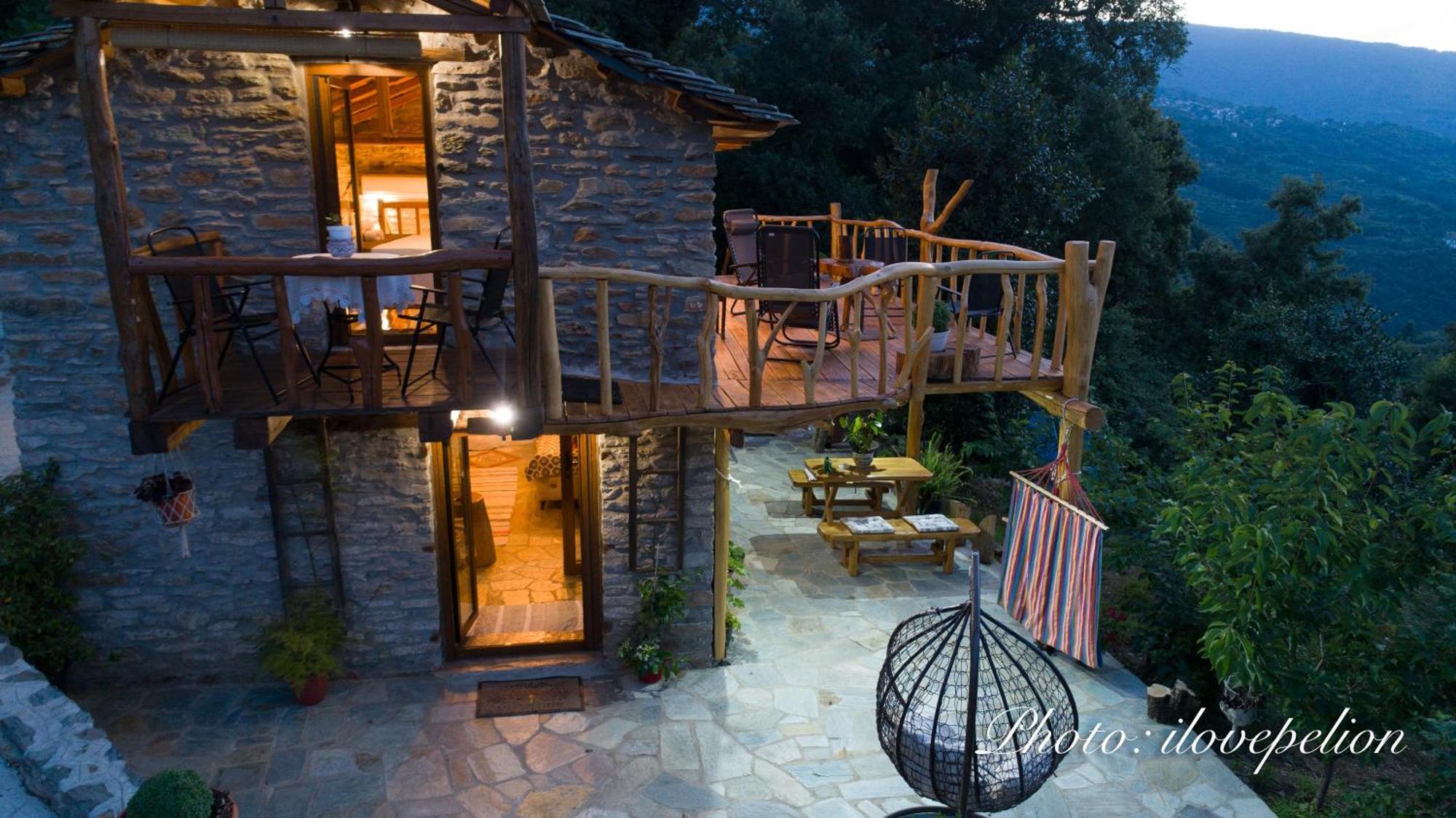 Aristoteli'S Stone House Makrirrákhi 外观 照片